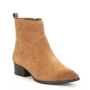 Gianni Bini Esplin Tan Suede Booties